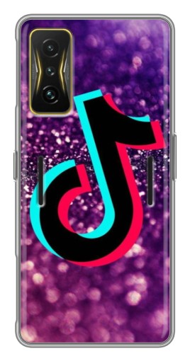 Силиконовый чехол с изображением "Яркий ТикТок" для Xiaomi POCO F4 GT