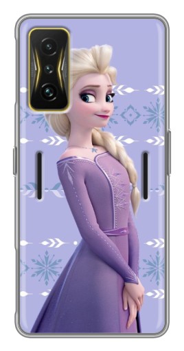 Силиконовый чехол с изображением "Ельза" для Xiaomi POCO F4 GT