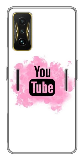 Чехол с печатью "Ютуб в дыму" для Xiaomi POCO F4 GT
