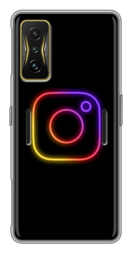 Силиконовый чехол с изображением "Значок Инсты" для Xiaomi POCO F4 GT