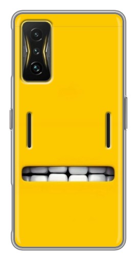 Силиконовый чехол с изображением "Зубы миньона" для Xiaomi POCO F4 GT