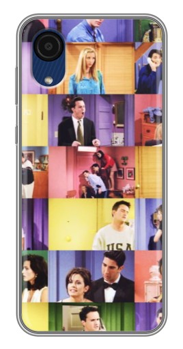 Чехол с принтом "Актеры Друзья" для Samsung Galaxy A03 Core