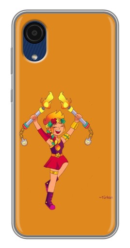 Чехол с печатью "Амбер ликует" для Samsung Galaxy A03 Core