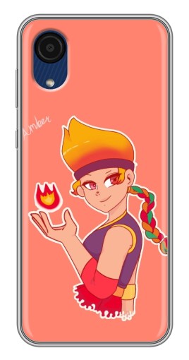 Чехол с принтом "Amber с огоньком" для Samsung Galaxy A03 Core