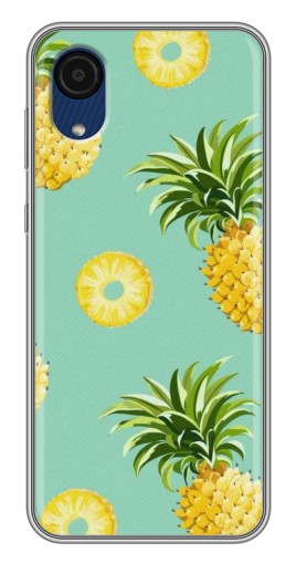 Чехол с картинкой "Ананасик" для Samsung Galaxy A03 Core