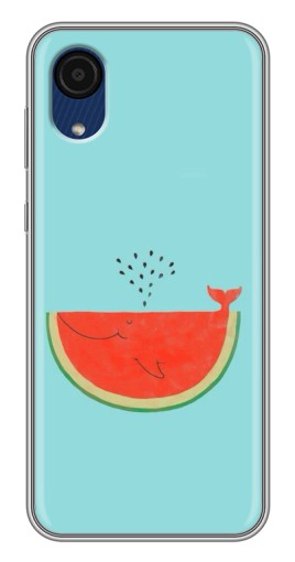Чехол с печатью "Арбуз кит" для Samsung Galaxy A03 Core
