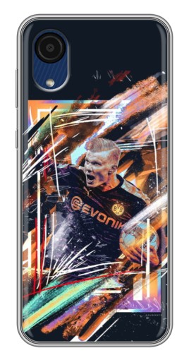Чехол с печатью "АРТ Haaland" для Samsung Galaxy A03 Core