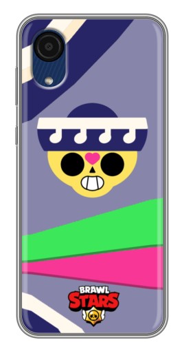 Силиконовый чехол с изображением "Арт Poco" для Samsung Galaxy A03 Core
