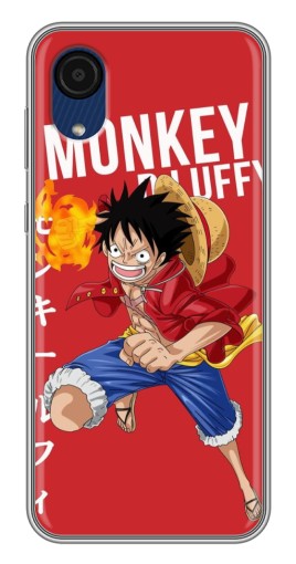 Чехол с принтом "Атакующий D Luffy" для Samsung Galaxy A03 Core