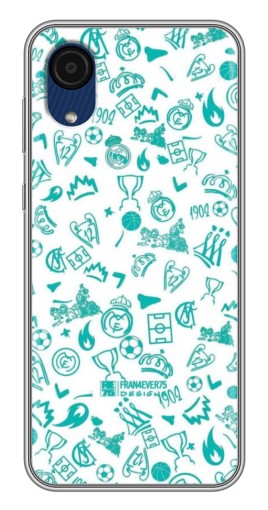 Чехол с картинкой "Атрибутика Real Madrid" для Samsung Galaxy A03 Core