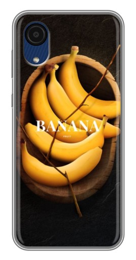 Чехол с картинкой "Banana" для Samsung Galaxy A03 Core