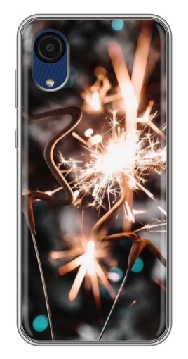 Чехол с принтом "Бенгальские огни" для Samsung Galaxy A03 Core