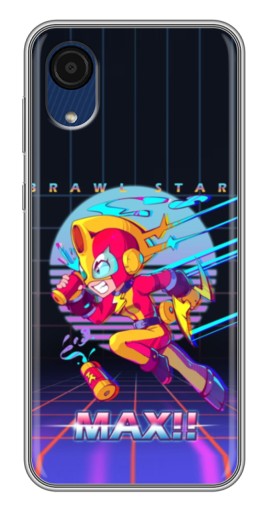 Силиконовый чехол с изображением "Brawl MAX" для Samsung Galaxy A03 Core