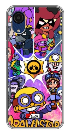 Чехол с картинкой "Brawl заставка" для Samsung Galaxy A03 Core