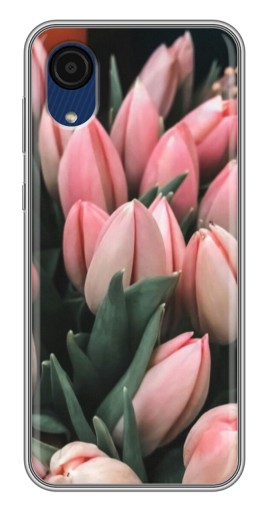 Чехол с принтом "Букет тюльпанов" для Samsung Galaxy A03 Core