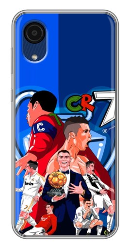 Чехол с картинкой "CR7" для Samsung Galaxy A03 Core