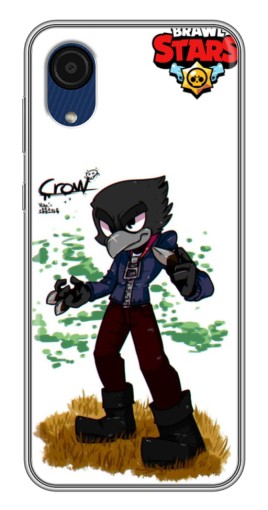 Чехол с печатью "Crow" для Samsung Galaxy A03 Core