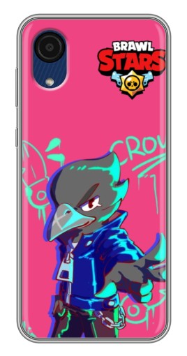 Чехол с картинкой "Crow Asassin" для Samsung Galaxy A03 Core
