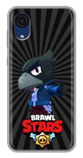 Чехол с принтом "Crow Brawl Stars" для Samsung Galaxy A03 Core