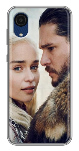 Чехол с картинкой "Дейнерис и Сноу" для Samsung Galaxy A03 Core