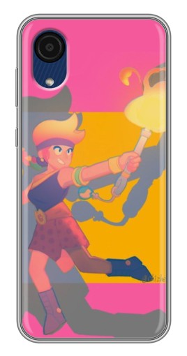 Чехол с картинкой "Эмбер бравл старс" для Samsung Galaxy A03 Core