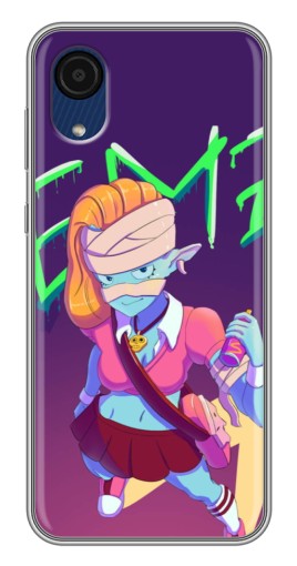 Силиконовый чехол с изображением "EMZ модная" для Samsung Galaxy A03 Core