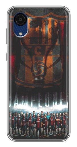 Чехол с картинкой "FCB Campeones" для Samsung Galaxy A03 Core