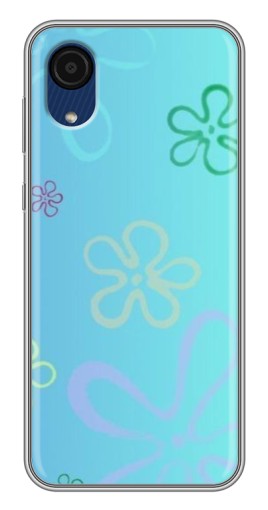 Силиконовый чехол с изображением "Фон" для Samsung Galaxy A03 Core