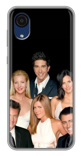 Чехол с печатью "Фото Друзья" для Samsung Galaxy A03 Core