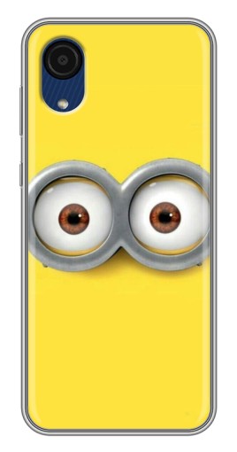 Чехол с печатью "Глаза Боба миньона" для Samsung Galaxy A03 Core