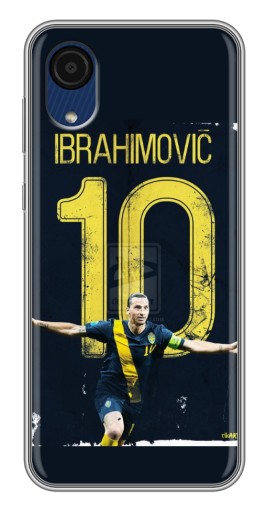 Чехол с принтом "Ибрагимович 10" для Samsung Galaxy A03 Core