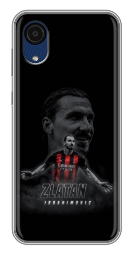 Чехол с печатью "Ибрагимович в Милане" для Samsung Galaxy A03 Core