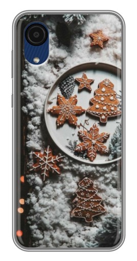 Чехол с картинкой "Имбирные пряники" для Samsung Galaxy A03 Core