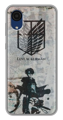 Чехол с картинкой "Капитан Леви" для Samsung Galaxy A03 Core