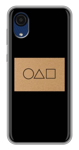 Силиконовый чехол с изображением "Карточка Кальмара" для Samsung Galaxy A03 Core