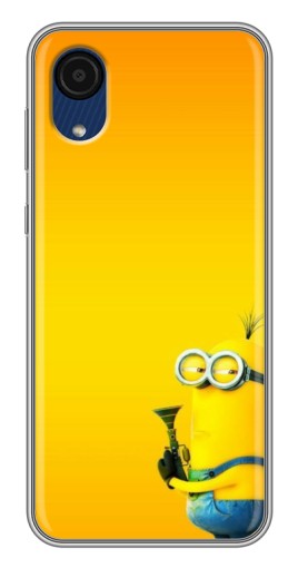 Силиконовый чехол с изображением "Кевин Миньон" для Samsung Galaxy A03 Core