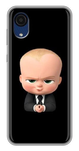 Силиконовый чехол с изображением "Хитрый Босс" для Samsung Galaxy A03 Core