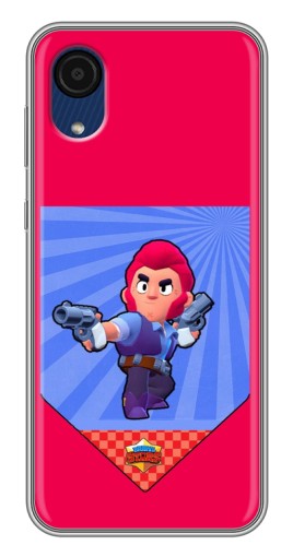 Силиконовый чехол с изображением "Ковбой Кольт" для Samsung Galaxy A03 Core