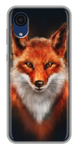 Чехол с картинкой "Красивая лиса" для Samsung Galaxy A03 Core
