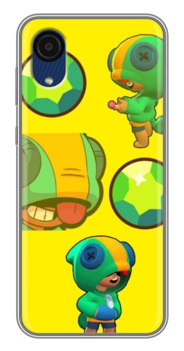 Чехол с принтом "Кристалл и Леон" для Samsung Galaxy A03 Core