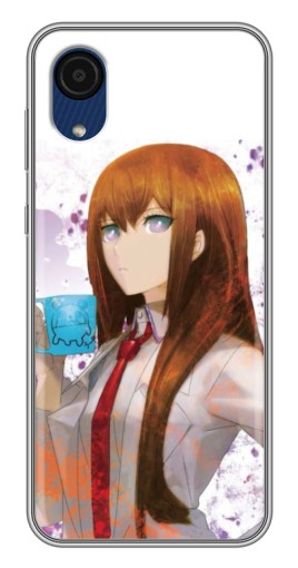 Силиконовый чехол с изображением "Курису с чашкой" для Samsung Galaxy A03 Core