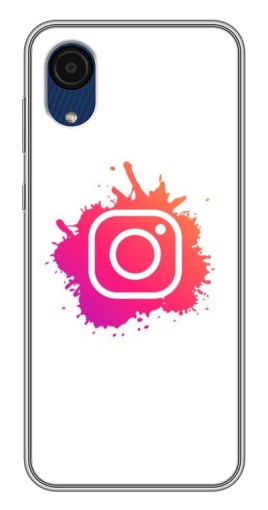 Чехол с картинкой "Логотип Инсты" для Samsung Galaxy A03 Core
