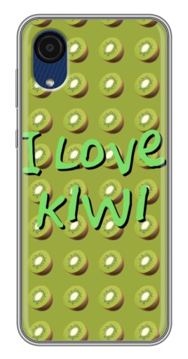 Чехол с принтом "Love Kiwi" для Samsung Galaxy A03 Core