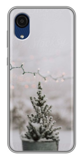 Чехол с картинкой "Маленькая елка" для Samsung Galaxy A03 Core