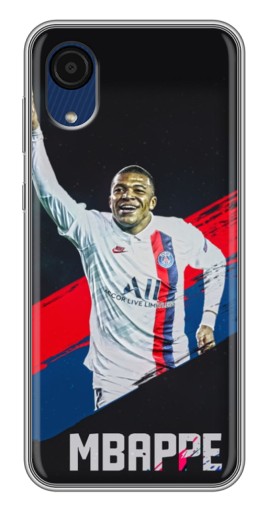 Силиконовый чехол с изображением "Mbappe в ПСЖ" для Samsung Galaxy A03 Core