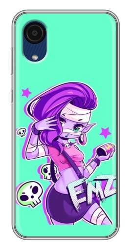 Силиконовый чехол с изображением "Милая Emz" для Samsung Galaxy A03 Core