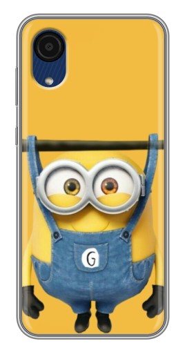 Чехол с печатью "Миньон повис" для Samsung Galaxy A03 Core