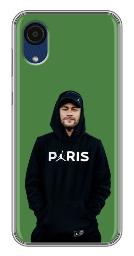Силиконовый чехол с изображением "Неймар Paris" для Samsung Galaxy A03 Core