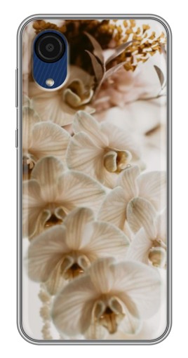Силиконовый чехол с изображением "Нежная орхидея" для Samsung Galaxy A03 Core