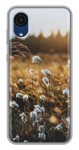 Чехол с принтом "Нежные полевые цветы" для Samsung Galaxy A03 Core